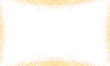 © Kliwon - gold glitter rectangle luxury color frame border transparent background