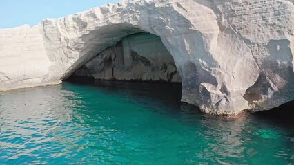 Wall Mural - Geological nature formation Milos island Greece