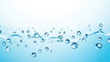 Fototapeta Na ścianę - It's a vector background image composed of clean water droplets. white background 