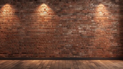  a textured bricks background becomes a visual statement, the interplay of light and shadow accentuating the raw beauty of each brick.