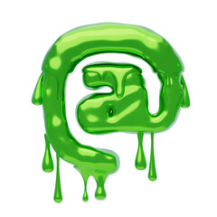 Poster - Add Sign Symbol 3D Shape Slime Text. 3d illustration, 3d element, 3d rendering. 3d visualization isolated on a transparent background
