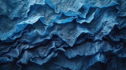 Poster -  a close up view of a blue and black textured surface that looks like something out of a movie or a sci - fi sci - fi sci - fi movie.