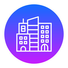 Poster - Skyscraper Icon of City Elements iconset.