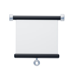 Poster - 3D Presentation Screen Immersive Visual Experience For Dynamic Communication. 3d illustration, 3d element, 3d rendering. 3d visualization isolated on a transparent background