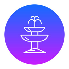 Poster - Fountain Icon of Village iconset.