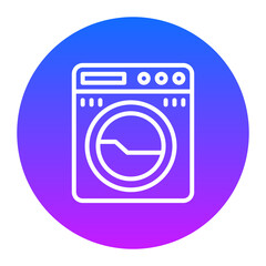 Wall Mural - Laundry Machine Icon of House Cleaning iconset.