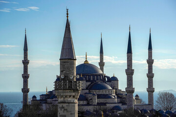 Wall Mural - Sultanahmet Blue Mosque in Istanbul, Turkey