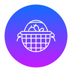 Poster - Basket Icon of Farming iconset.