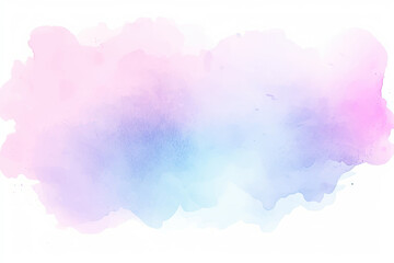 Naklejka na meble abstract watercolor hand drawn background,  colorful pastel watercolor background. . rainbow watercolor with clouds on white