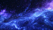 Indigo Illusion: A Mysterious Indigo Background with Shimmering Stardust and Celestial Mystique