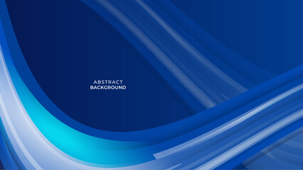 Wall Mural - Dark blue vector rectangular background. Geometric background in square style with gradient