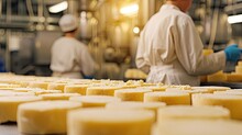 Cheese Making Factory Warehouse Storage Fresh Food
