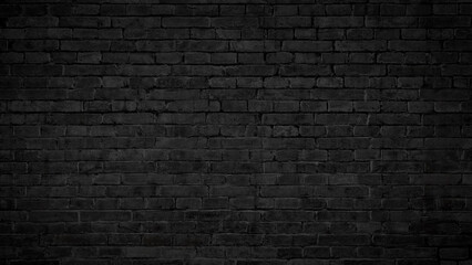 Poster - Empty  black concrete texture background, abstract backgrounds, background design. Blank concrete wall black color for texture background, texture background as template, page or web banner