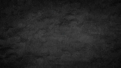 Poster - Empty  black concrete texture background, abstract backgrounds, background design. Blank concrete wall black color for texture background, texture background as template, page or web banner