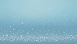 An illustration of a simple pattern of white dots of varying sizes scattered across a solid pastel blue background, resembling snow falling gently generative AI 