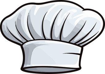 Chef hat clipart design illustration