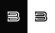 BB logo creative fonts monogram icon symbol