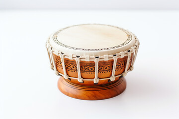 Play Tabla isolated on white background created with Generative Ai