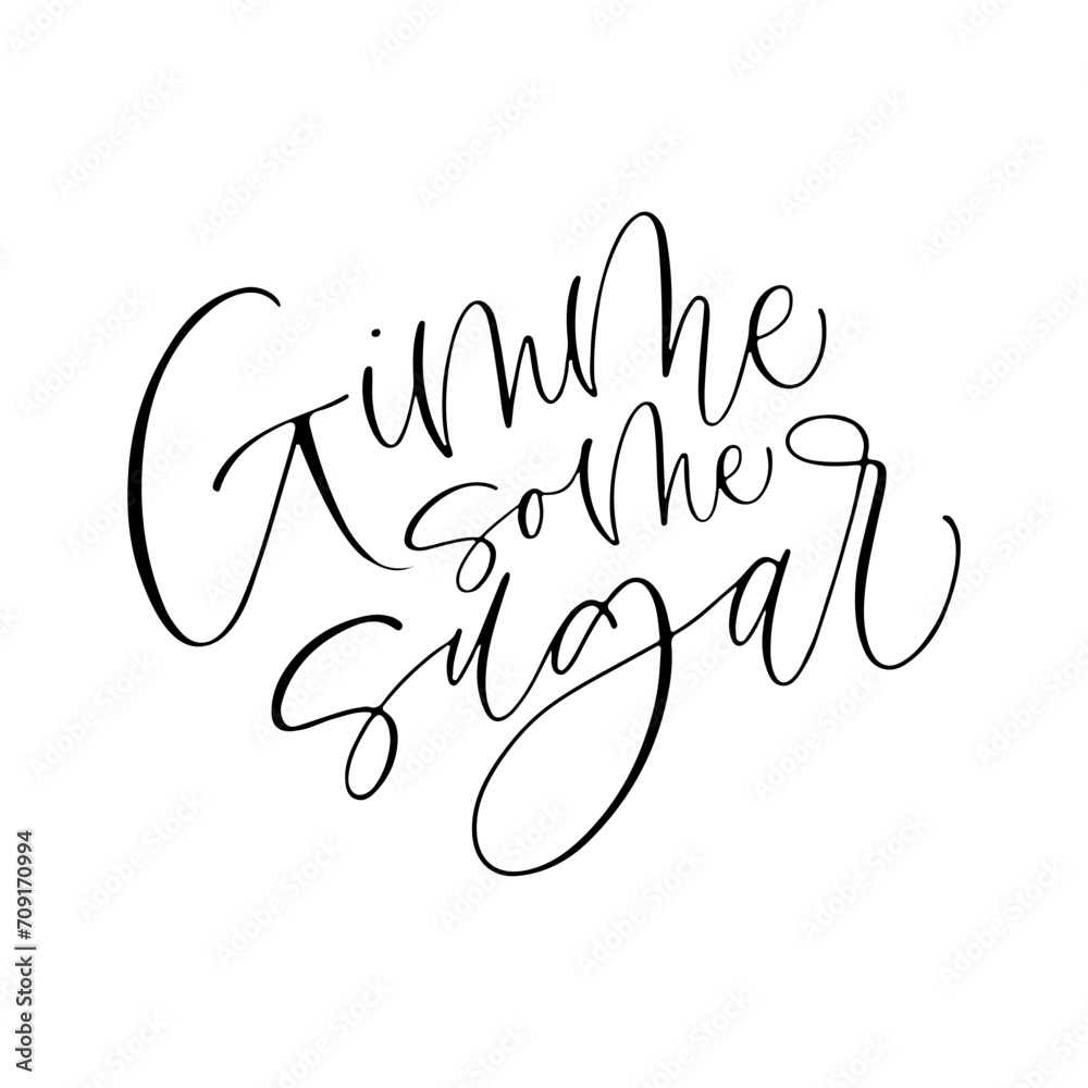 Gimme Some Sugar Svg, Give Me Some Sugar Svg file, Silhouette, Cameo ...