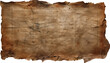 old paper with burnt edges