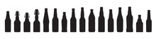 Beer bottle shape. Pub, bar concept. Brewery icon. Alcohol beverage label design. Craft beer Ideas.