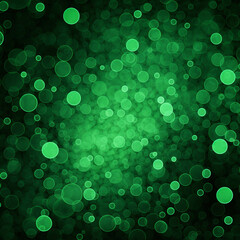 Poster - green circle pattern background image.