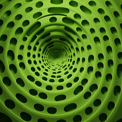 Poster - green circle pattern background image.
