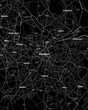 Birmingham UK Map, Detailed Dark Map of Birmingham UK