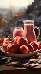 Wall Mural - Tomato juice UHD wallpaper