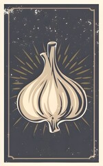 Poster - garlic cloves