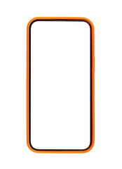 Poster - Mobile phone screen mockup, smartphone display mock up, isolated on white background