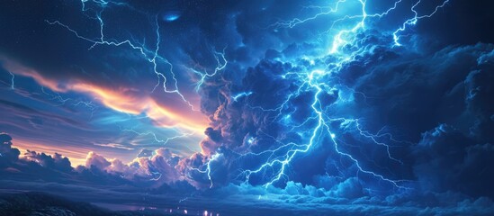 Poster - Enormous lightning