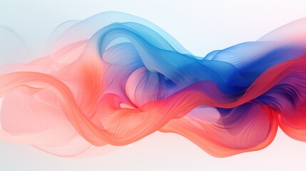 Poster - Generative Art Fluid Colors Abstract Background. Vividly colored fluid shapes blend seamlessly in this abstract background, created using generative art algorithms for a dynamic visual experience.