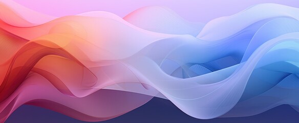 Aufkleber - Abstract Fluid Shapes in Blue and Red Gradient. Abstract background featuring fluid shapes with a harmonious blend of blue and red gradients, conveying a sense of flow and dynamism.