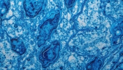 Azure and blue solid marble background, net pattern