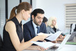 © sittinan - Business People, Successful business professionals. Diverse team celebrating business success at meeting.