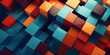 abstract 3D background with cubes