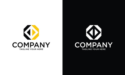 Wall Mural - Creative and Minimalist Letter CC Logo Design