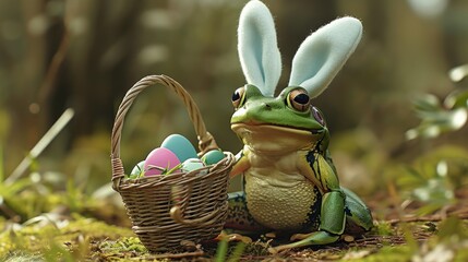 Wall Mural - Easter Frog