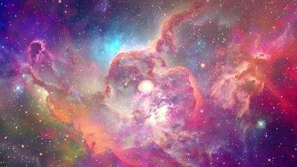 colorful gradient cosmic galaxy background