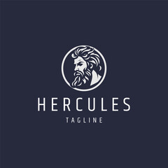 Wall Mural - Hercules logo design vector illustration