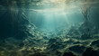 surface of sand underwater