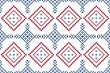 Ethnic seamless design.Geometric folklore ornament. Pixel pattern.Tribal ethnic vector texture.Cross stitch Seamless tribal embroidery. Scandinavian folk pattern for texture,fabric,wrapping,print.