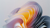 3Dスパイラル構造背景 抽象画_オレンジ色
An 3D spiral abstract structure with orange colors. Background [Generative AI]