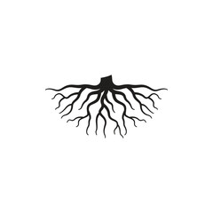 Wall Mural - root icon vector