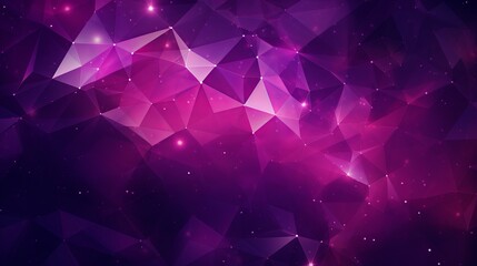 Poster - Vibrant purple geometric abstraction: contemporary artistic background