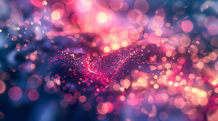 Canvas Print - sparkling shimmering abstract background