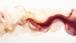 © Aura - maroon and beige flowing artwork on white background