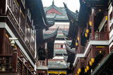 Fototapeta Na ścianę - Yuyuan Bazaar views and architecture Shanghai China