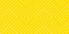 Yellow Summer Background Pattern Line Stripe Chevron Square Zigzag Seamless Abstract Vector Design. Summer Background.